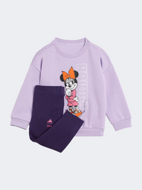 Adidas Disney Minnie Mouse Baby-Girls Sportswear Set Aurora Plum/Pink