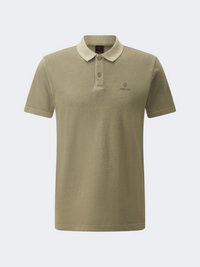 Fire And Ice Ramon Men Lifestyle Polo Short Sleeve Khaki