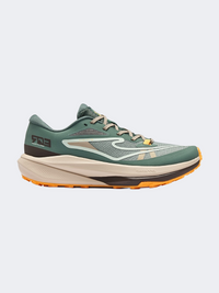 Erke Cross Country Men Running Shoes Pine Green/Med Brown