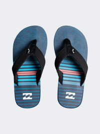 Billabong All Day Theme Kids-Boys Beach Slippers Navy