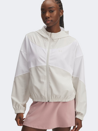 Under Armour Rival Woven Women Lifestyle Jacket Summit White