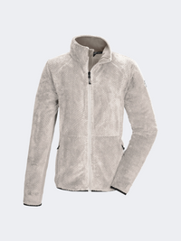 Killtec Kow 6 Knitfleece Women Skiing Jacket White Sand