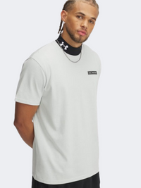 Under Armour Heavyweight Label Men Lifestyle T-Shirt Hydro Green/Black