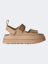 Ugg Goldenglow Embossed Women Lifestyle Sandal Mustard Seed