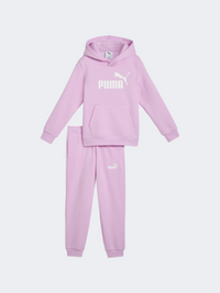 Puma Essentials No 1 Logo Sweat Fleece Girls Lifestyle Set Mauve