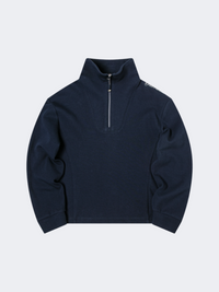 Erke Pullover Women Training Sweatshirt Dark Blue