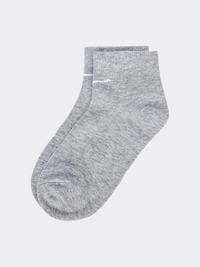 Erke Flat Ankle Women Lifestyle Sock Light Heather Grey