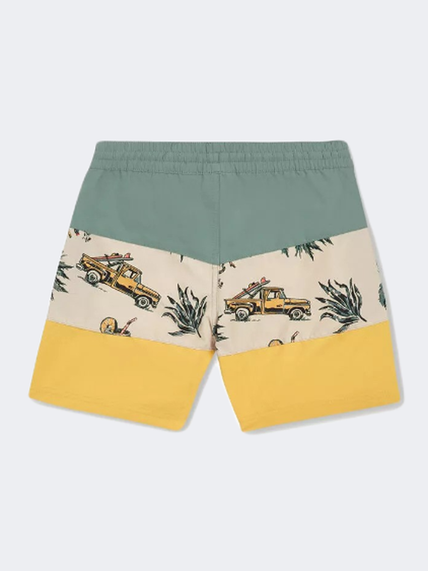 Oneill Caliblock Boys Beach Swim Short Beige