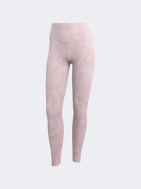 Adidas All Me Allover Print Women Training 7/8 Tight Beige/Pink