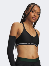 Under Armour Crossback Low Strappy Women Training Bra Black/White