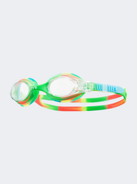 Tyr Swimple Tie Dye Kids Swim Goggles Green/Orange/Blue
