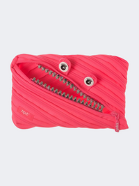 Zipit Grillz Jumbo Pouch Clip Strip Back To School Pencil Case Pink