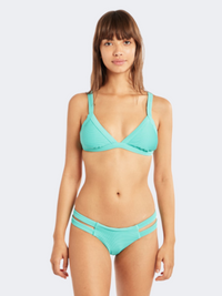 Billabong Women 1977 Tanlines Fixed Blue Bra