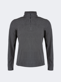 Topten Half Zipper Women Skiing Fleece Jacket Dark Grey