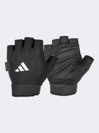 Adidas Accessories Essential Adjustable XL Unisex Fitness Gloves Black/White