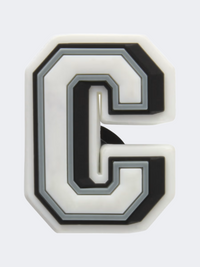 Crocs Letter C Unisex Lifestyle Pins White/Grey/Black