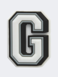 Crocs Letter G Unisex Lifestyle Pins White/Grey/Black