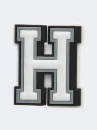 Crocs Letter H Unisex Lifestyle Pins White/Grey/Black