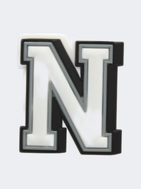 Crocs Letter N Unisex Lifestyle Pins White/Grey/Black