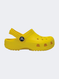 Crocs Classic Clog Kids Lifestyle Slippers Lemon