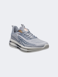 Erke Cushioning Men Running Shoes Light Grey/Blue