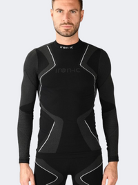 Iron Ic Longsleeve Warm Men Skiing Baselayer Black