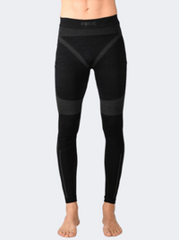 Iron Ic Long Merino 7 Performance Men Skiing Baselayer Black