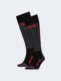 Head Socks Ski Performance 1 Pack Unisex Skiing Sock Red/Black