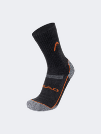 Head Socks Trekking Advanced 1P Unisex Sock Anthracite/Orange