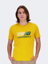 New Balance Sport Core Plus Graphic Men Lifestyle T-Shirt Varsity Gold