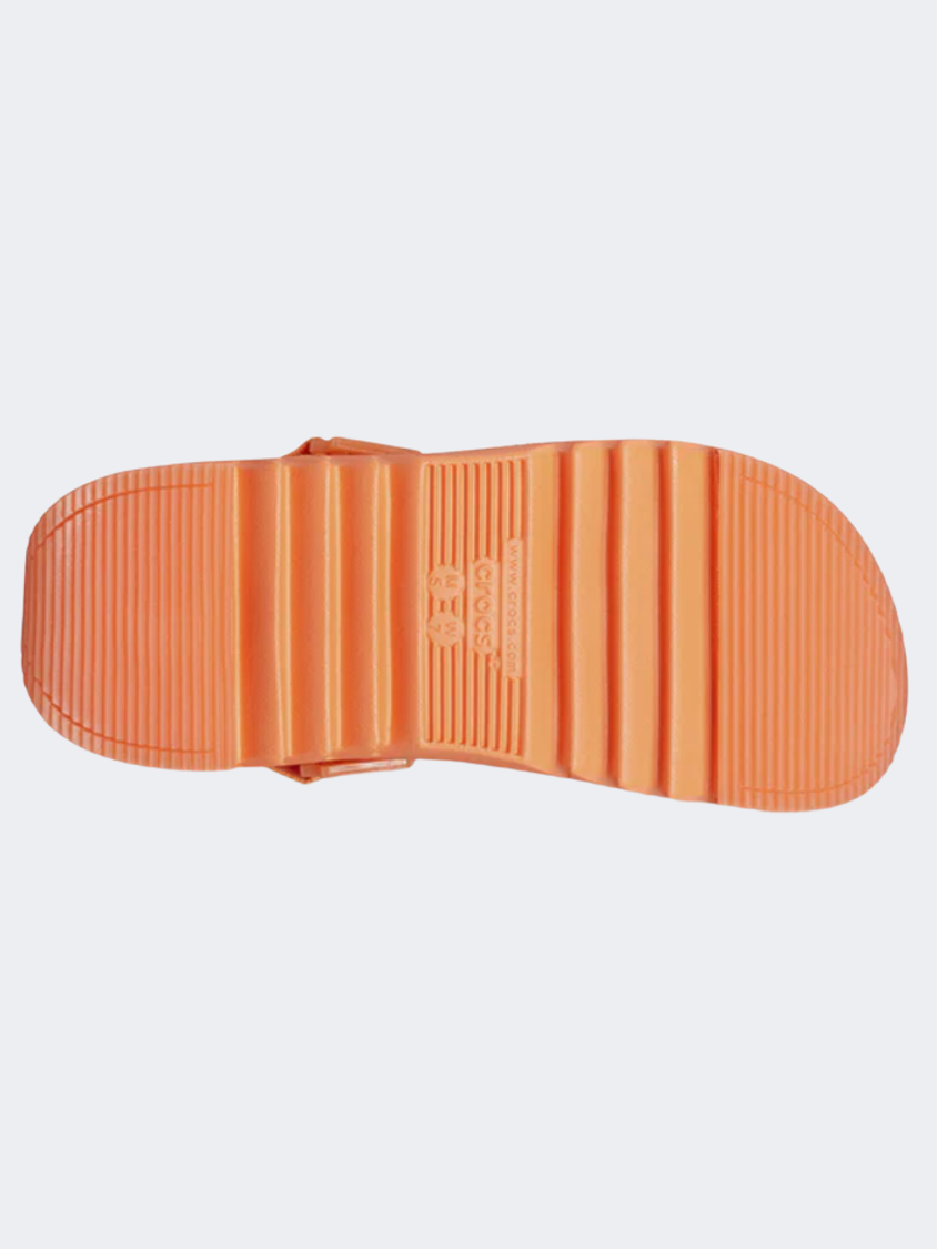 Dark orange online crocs