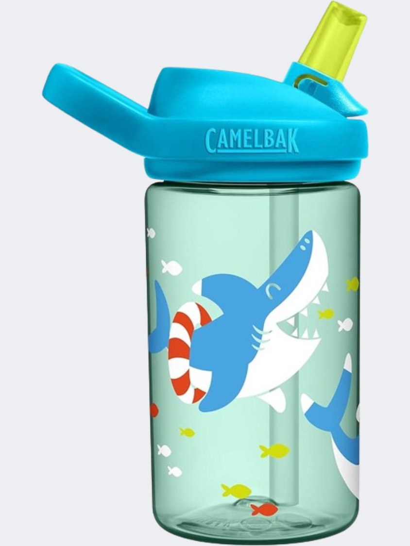 Camelbak Eddy Kids 14Oz Outdoor Water Bottle Summer Sharks