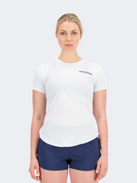 New Balance Graphic Accelerate Women Running T-Shirt Ice Blue