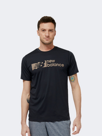 New Balance Tenacity Graphic Men Performance T-Shirt Black