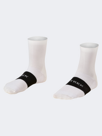 Trek Race Quarter Unisex Biking Sock White
