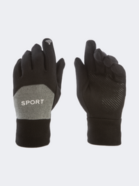 Aln Accessories Ms23-049 Unisex Skiing Gloves Black