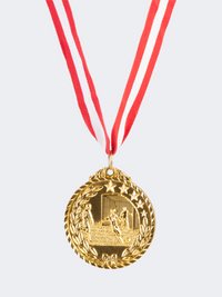 Aln Accessories 6.5Cm Fitness Medal Pink/Blue