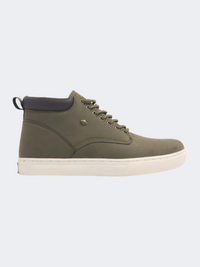 British Knights Wood Men Lifestyle Shoes Olive/Dk Brown