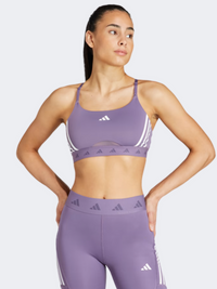 Adidas Aeroreact Hyperglam Women Training Bra Shadow Violet