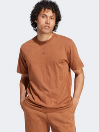 Adidas All Szn Men Sportswear T-Shirt Preloved Brown