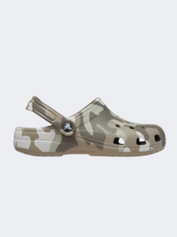 Crocs Classic Printed Unisex Lifestyle Slippers Chai/Tan