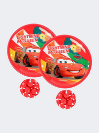 Joerex Cars Kids Beach Set Of Racket And Ball Red