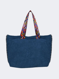 Stamion Terry Women Beach Bag Navy