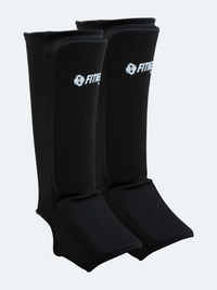 Fitness Factory 1104 Shin In Steps Unisex Fitness Protection Black