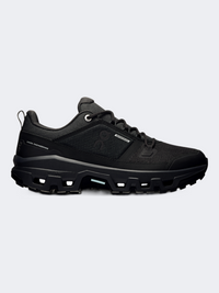 On Cloudrock Waterproof Women Hiking Sneakers Black