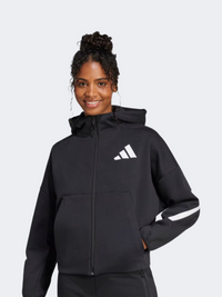 Adidas Z N E Women Sportswear Hoody  Black/White