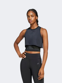 Adidas Cool Intensity 2 In 1 Training Skeleton Women Training Tank Black