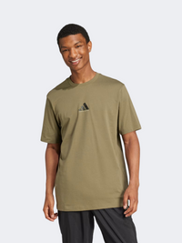 Adidas Codes Photoreal Graphic Men Sportswear T-Shirt Olive Strata