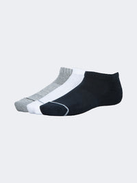 Oil And Gaz Soft 3 Pack Kids Lifestyle Socks Grey/White/Navy