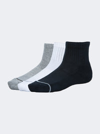 Oil And Gaz Soft 3 Pack Kids Lifestyle Socks Grey/White/Navy